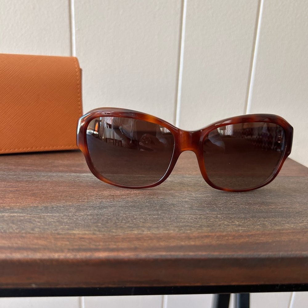 Tory Burch oversized gradient Sunglasses